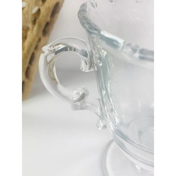 Vintage Fostoria Century Glass Sugar and Creamer Set 1950s - Picture 7 of 8